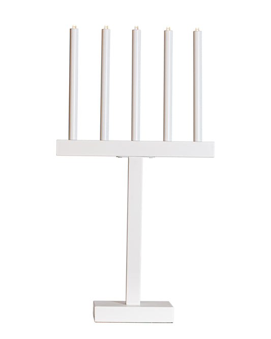 GIL Bordslampa/ljusstake vit