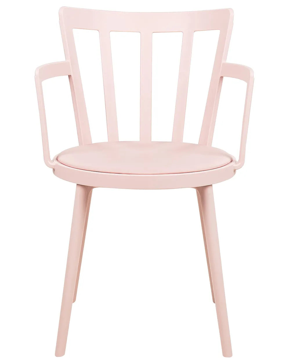 Elira matstol i rosa konstläder 4-pack