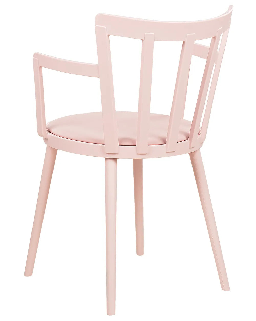 Elira matstol i rosa konstläder 4-pack