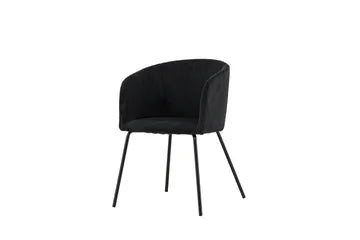 Berit Matstol Manchester Svart 4-pack