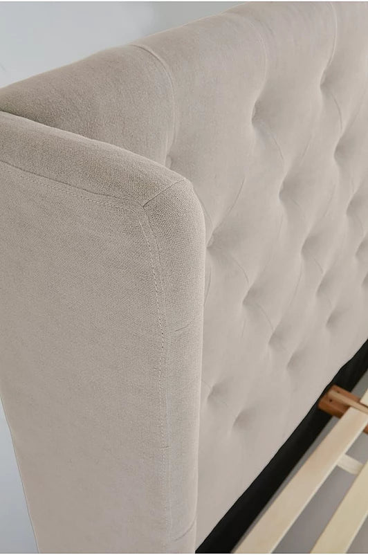 LUNARA Linen Bed Frame 160x200