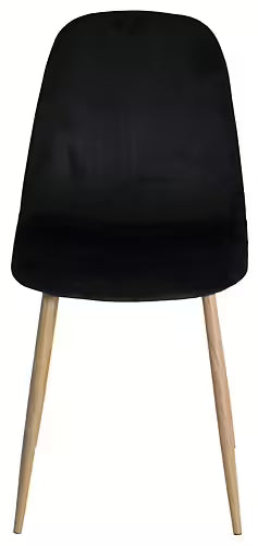 Nova – Modern matstol i svart sammet 6 Pack