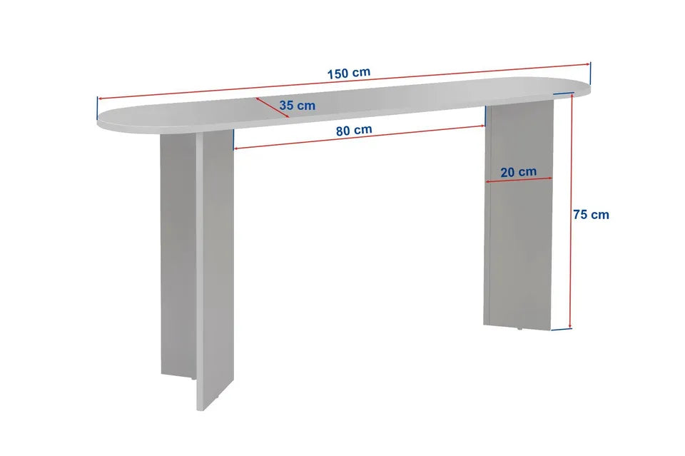 Sidebord 150x75x35 cm