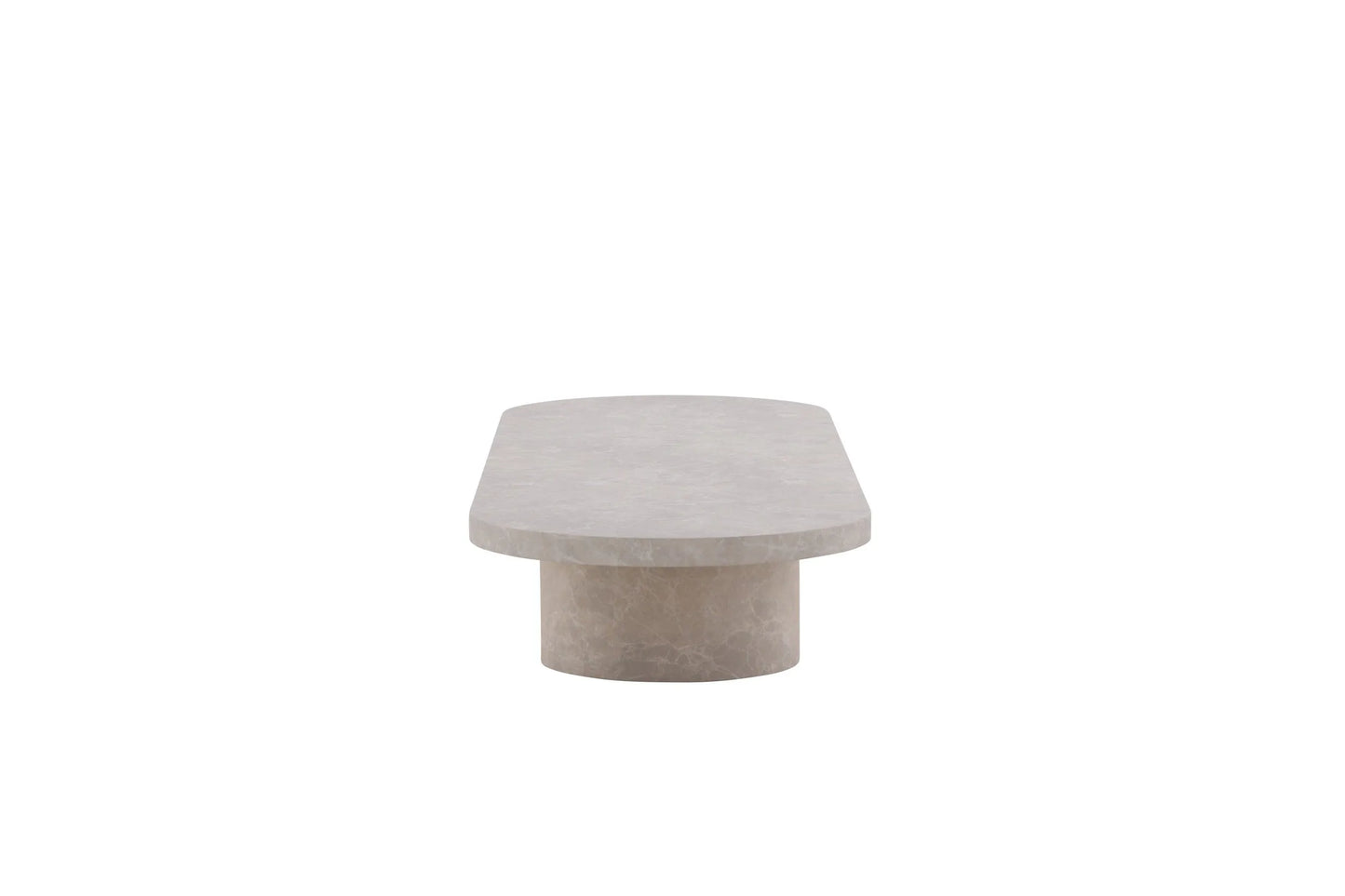 Verona Ovalt Soffbord – Sandsten Beige 190 cm