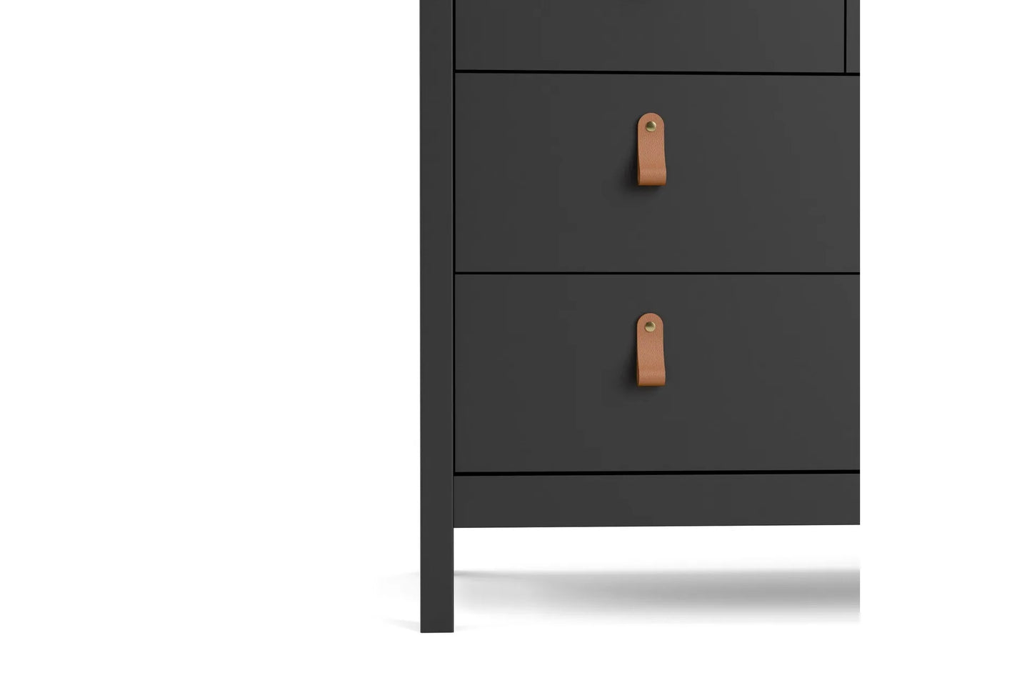 Nordvik 8-Drawer Dresser – Black Oak Look