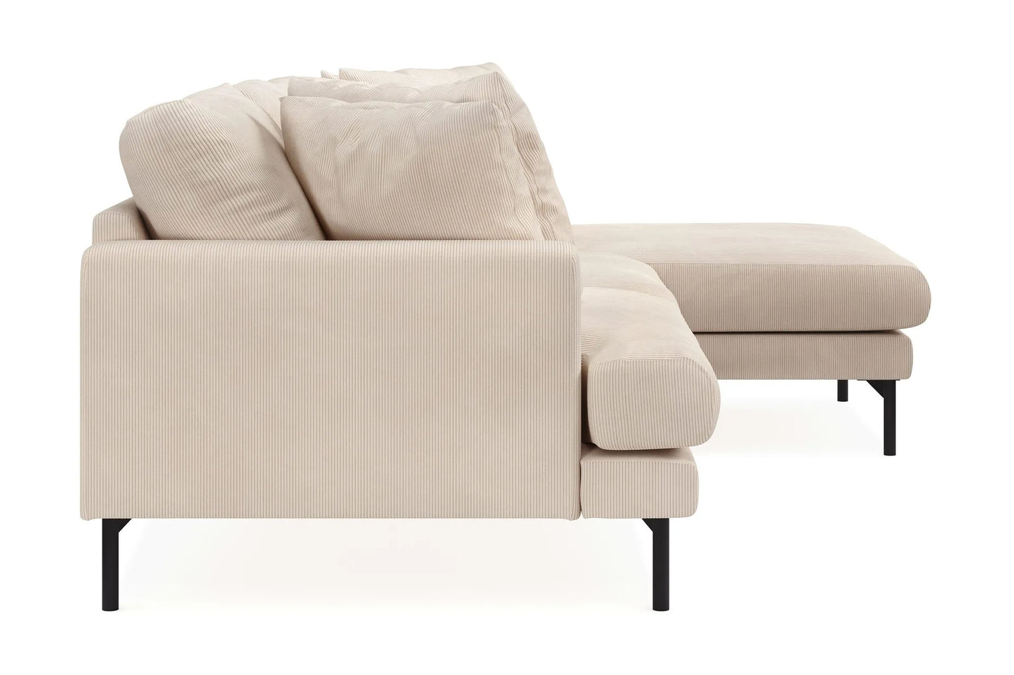 Nordvik Hörnsoffa i Beige Manchester – Högervänd