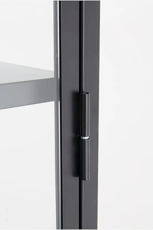 Nordhamn Vitrinskåp i Metall & Glas – 180 cm