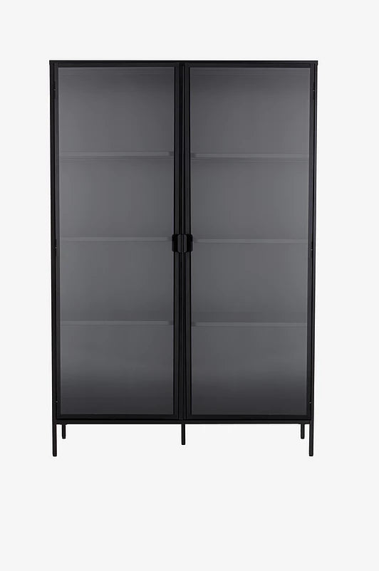 Nordhamn Vitrinskåp i Metall & Glas – 180 cm