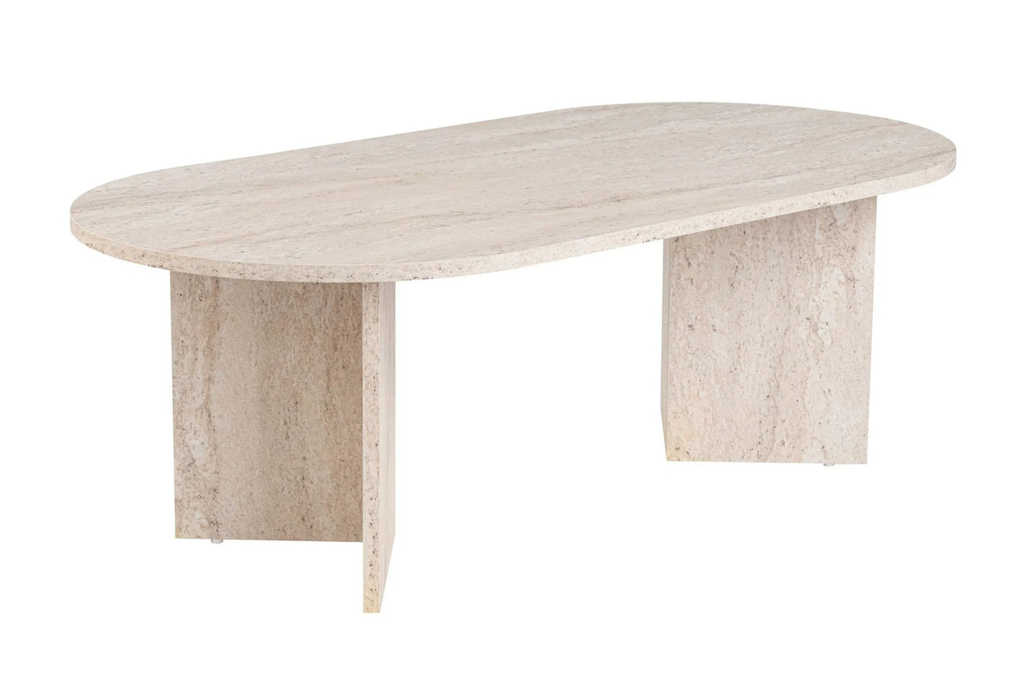 Lunaro Soffbord – Travertin 119 × 60 cm