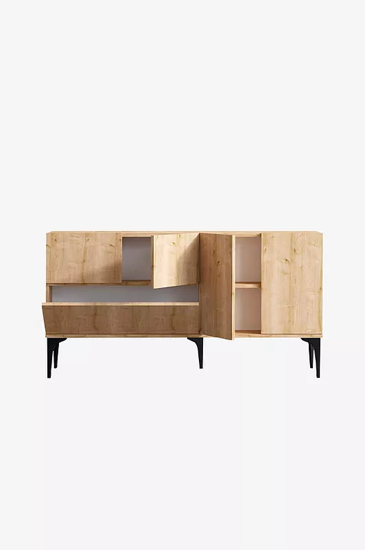 Sienna – Sideboard i melamin med moderna linjer