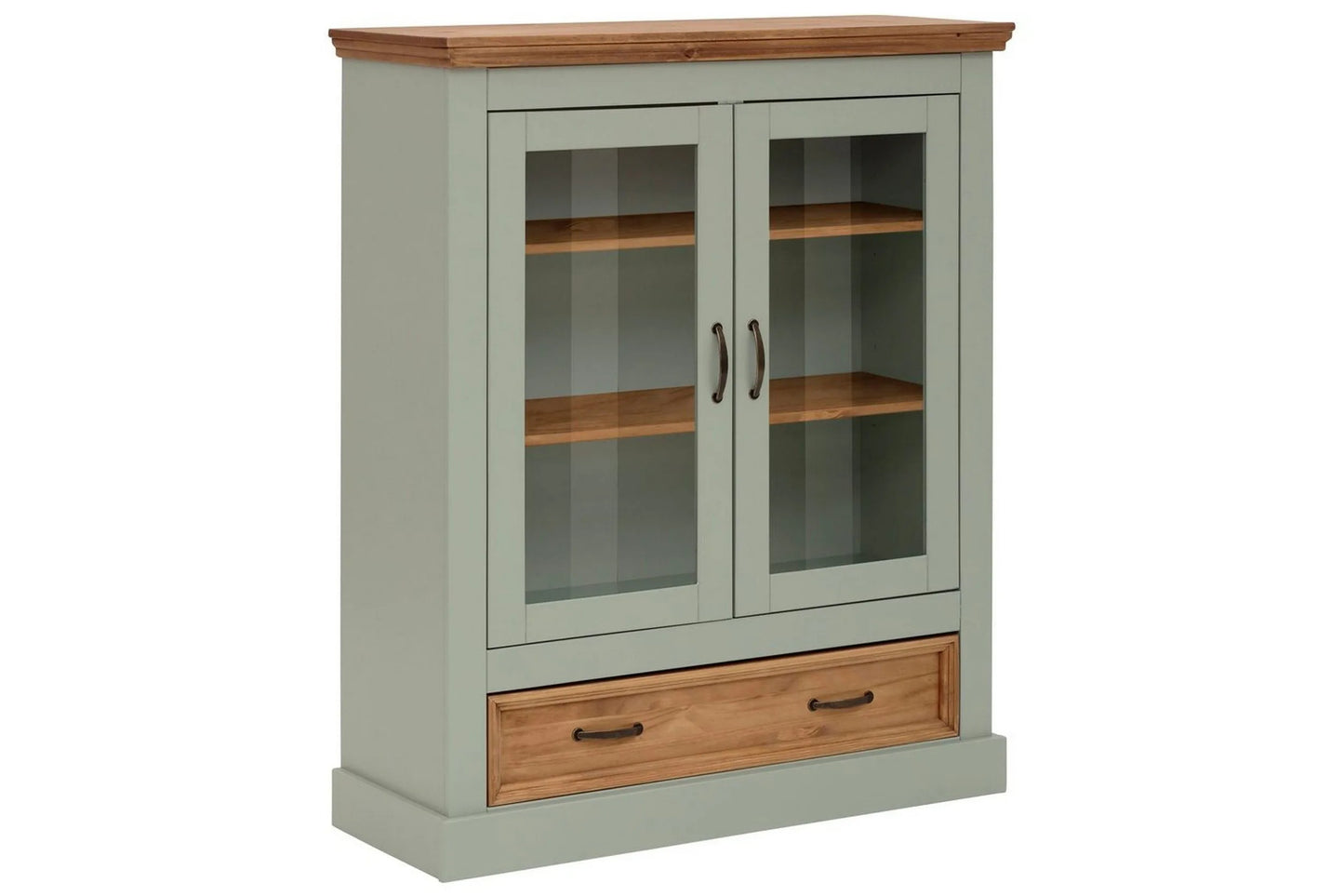 Vitrin Ann Salviagrön/fläck/vax