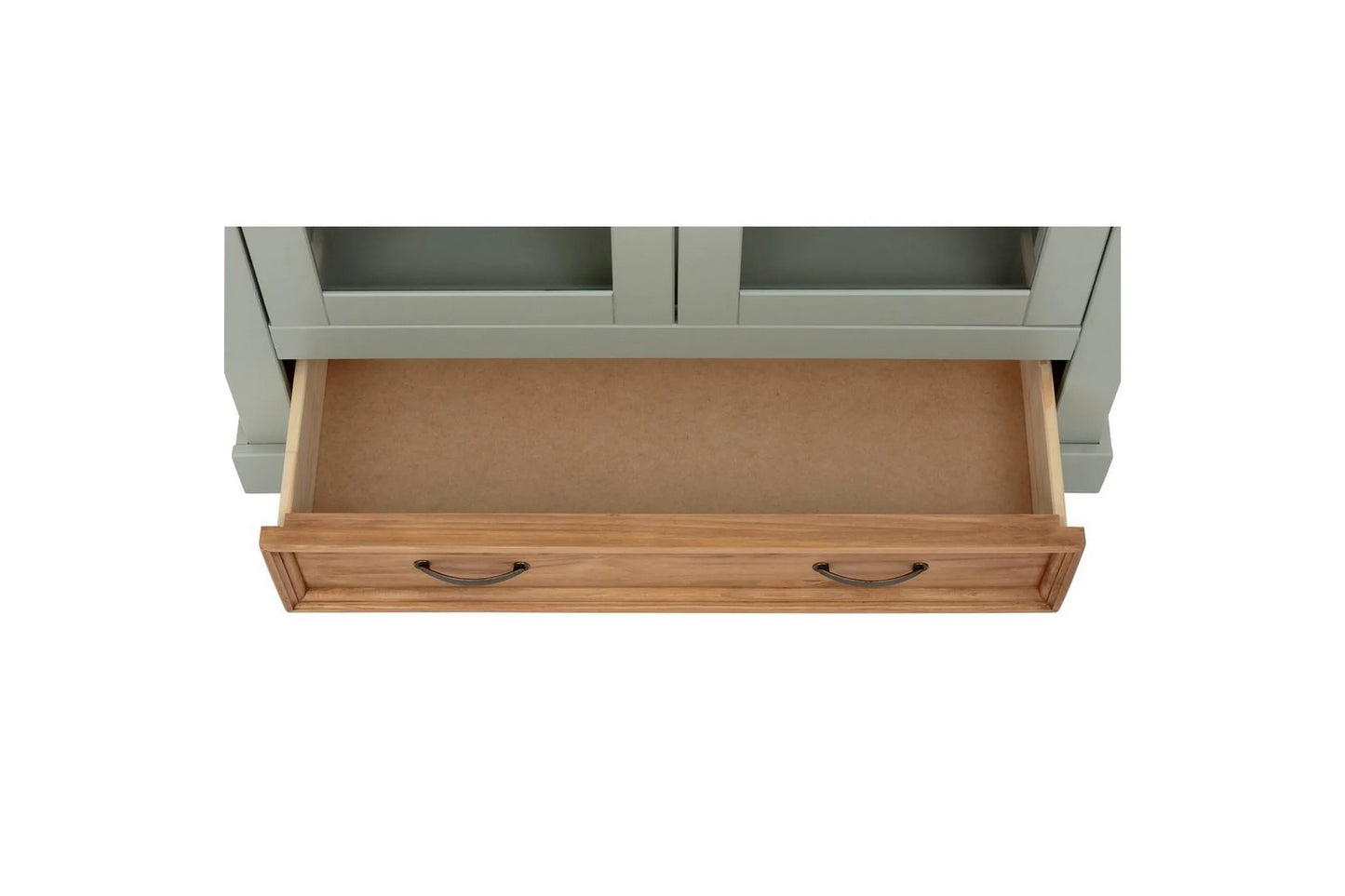 Vitrin Ann Salviagrön/fläck/vax