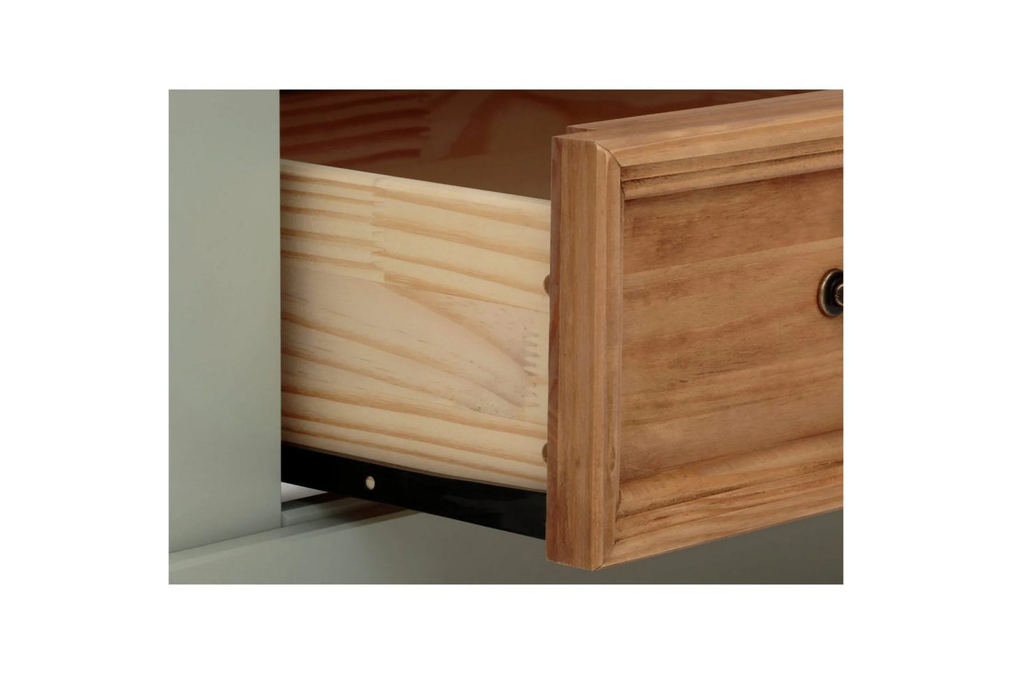 Vitrin Ann Salviagrön/fläck/vax