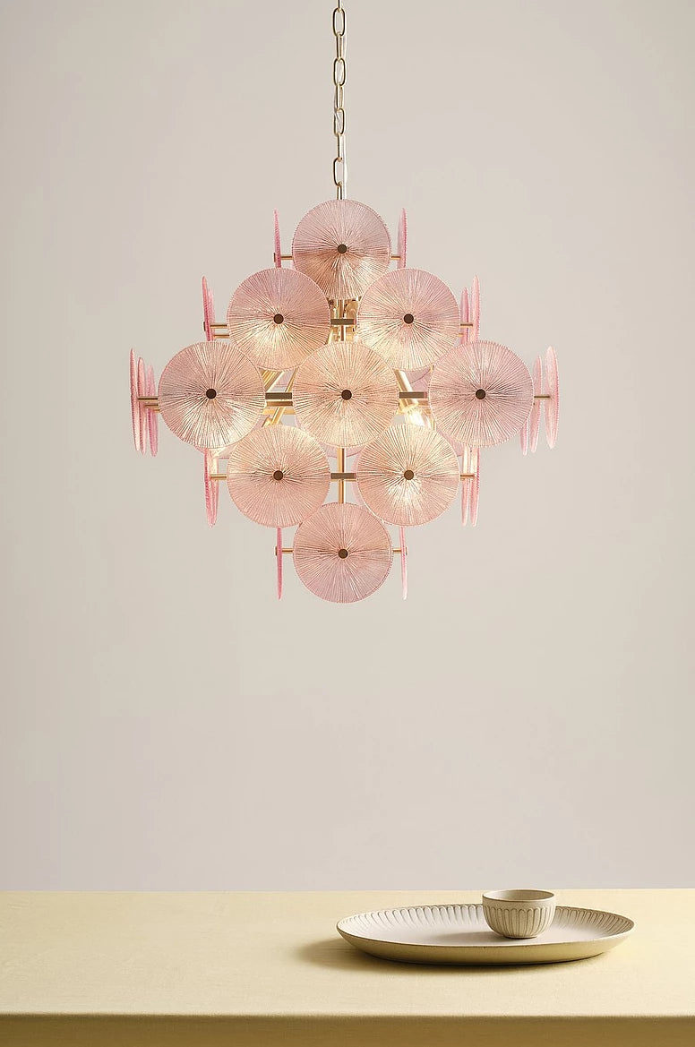 AVA taklampa rosa