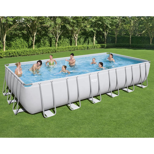 Bestway Power Steel Pool 732×366×132 cm – Komplett familjepoolpaket