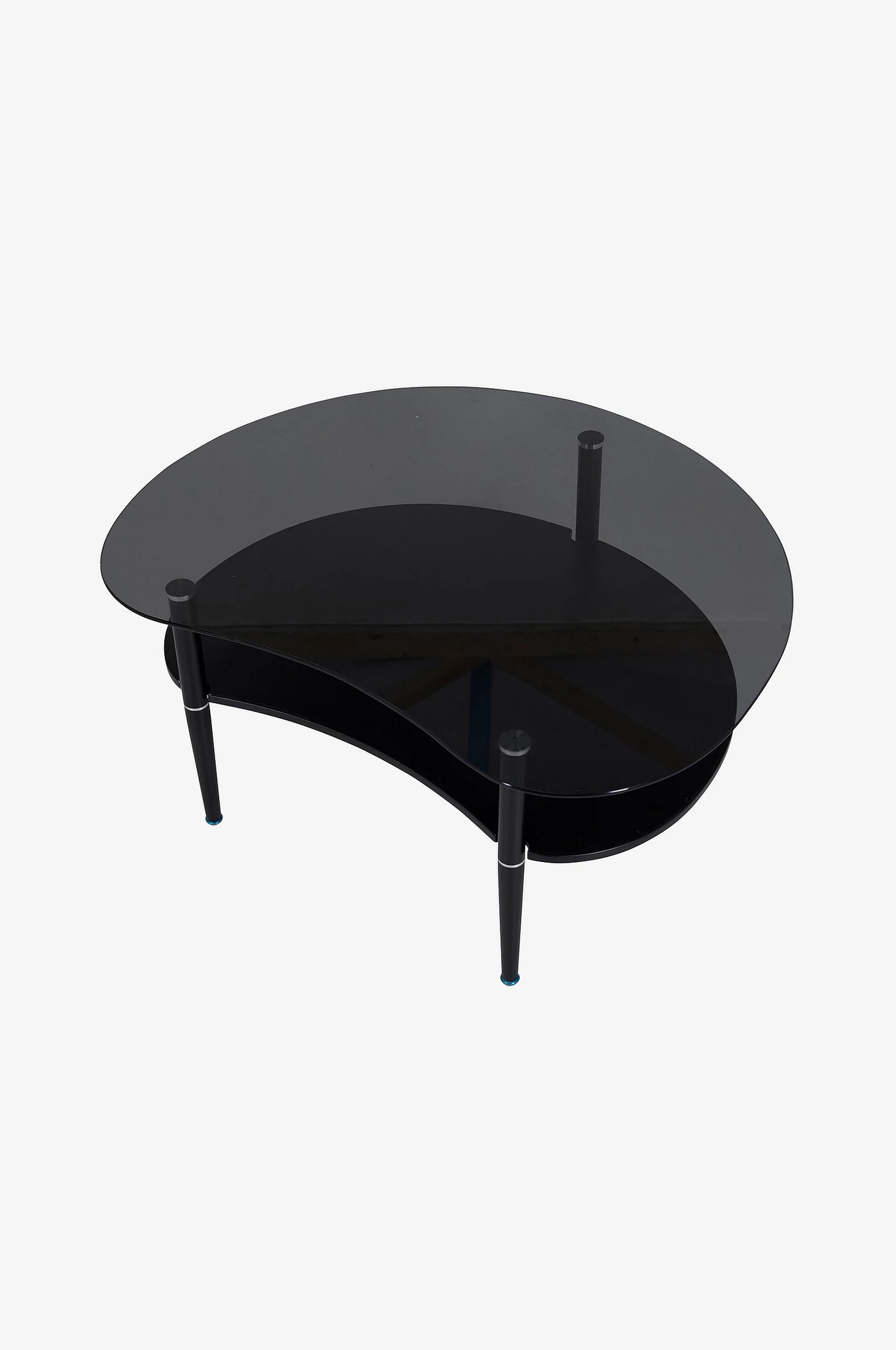 Soffbord med rökfärgat glas