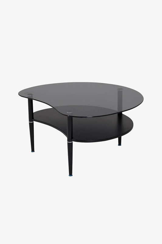 Soffbord med rökfärgat glas